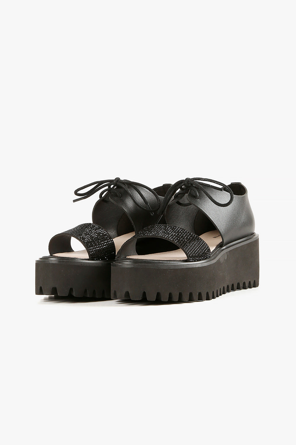 Pave Flatform Sandal