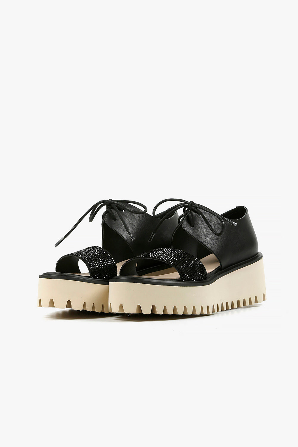 Pave Flatform Sandal