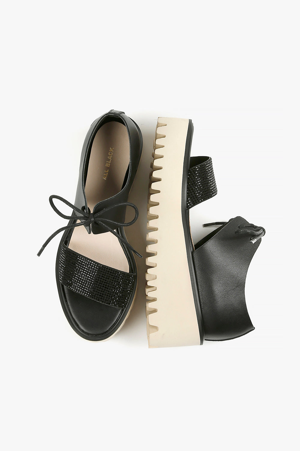 Pave Flatform Sandal