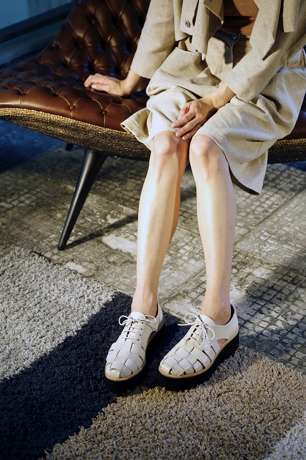 Wide Weave Flatform Ox