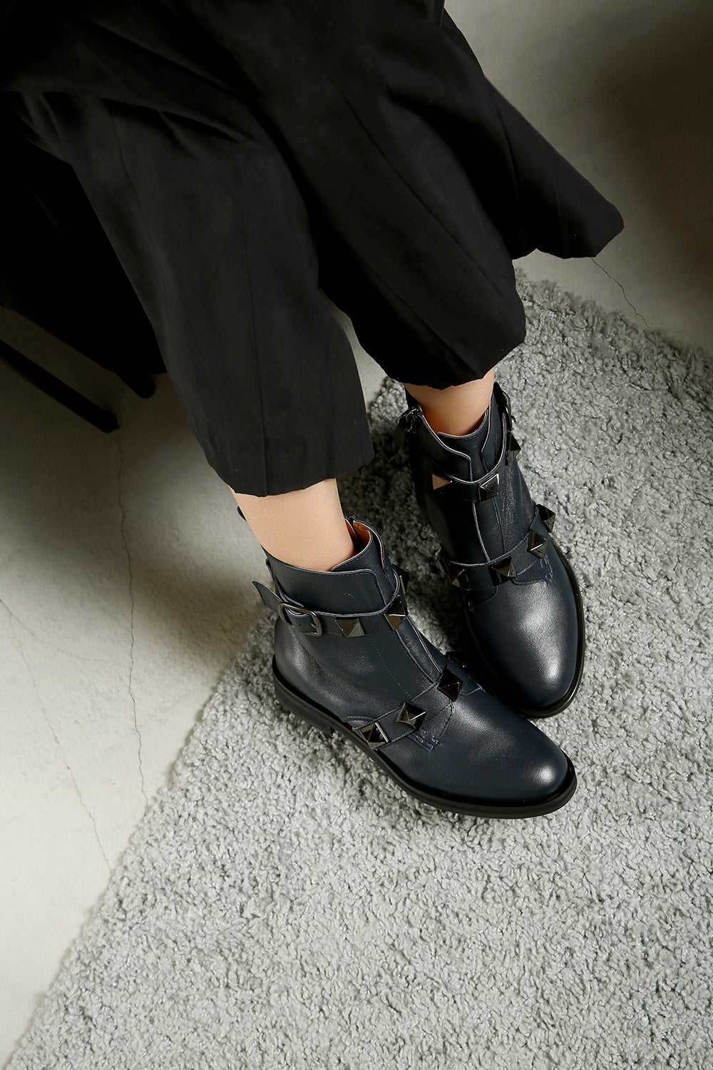 Pyramid Stud Bootie