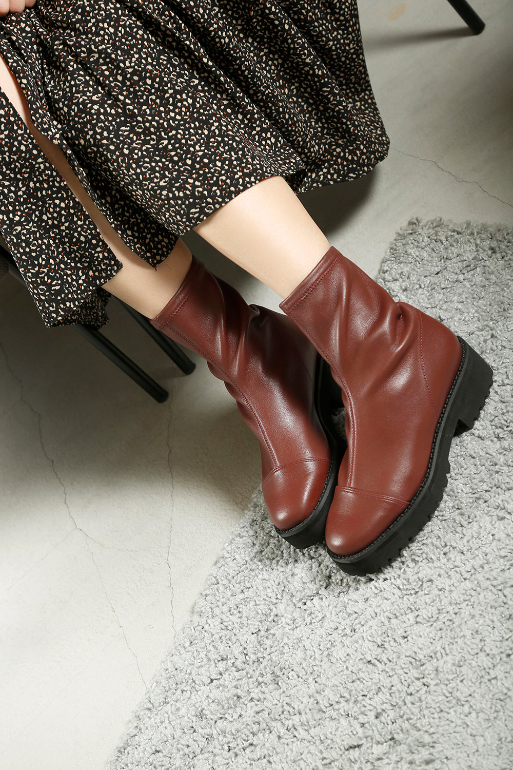 Soft Pullon Lugg Bootie