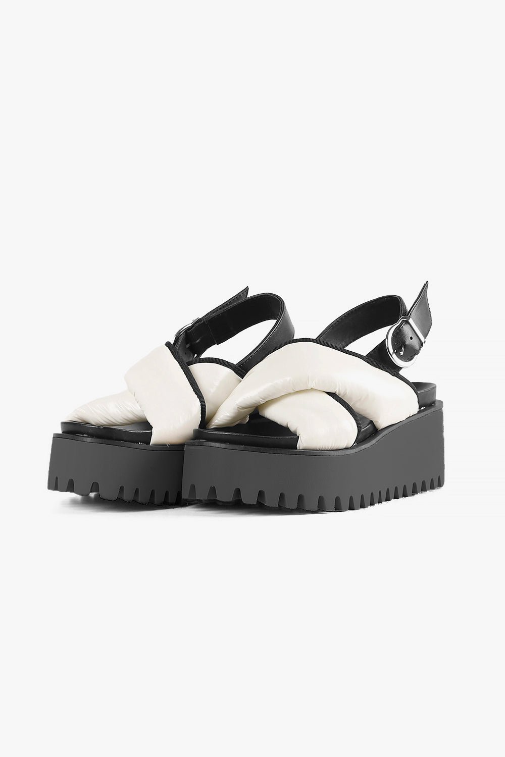 Puffy Flatform Sandal