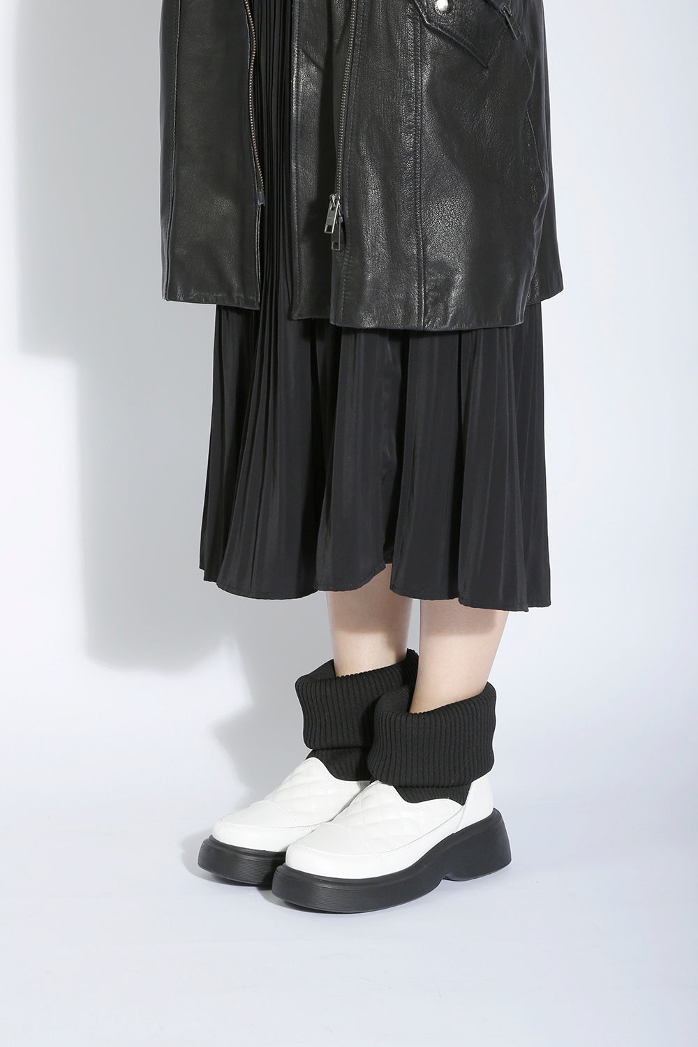 Quilted Sock Bootie