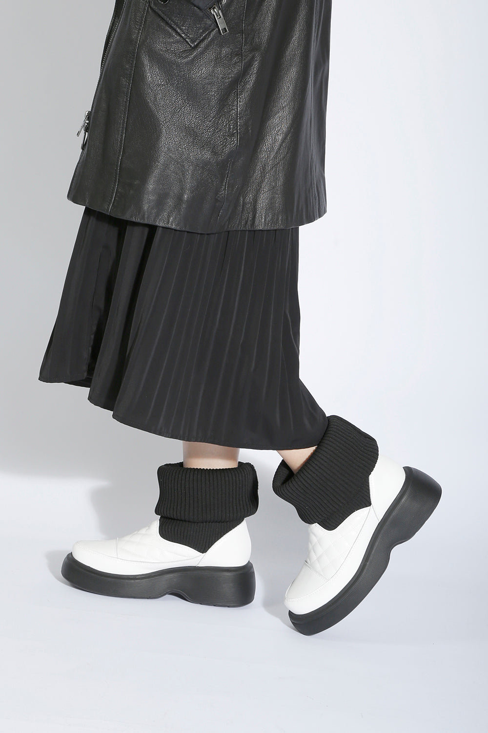Quilted Sock Bootie