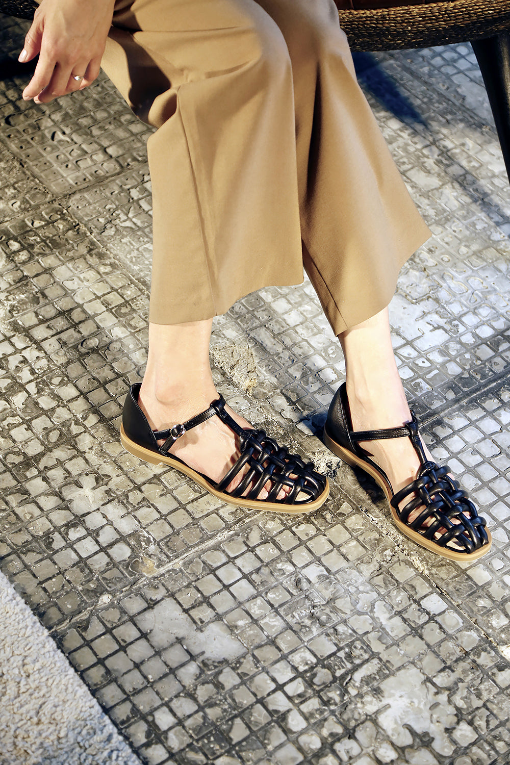 Woven Tube Sandal