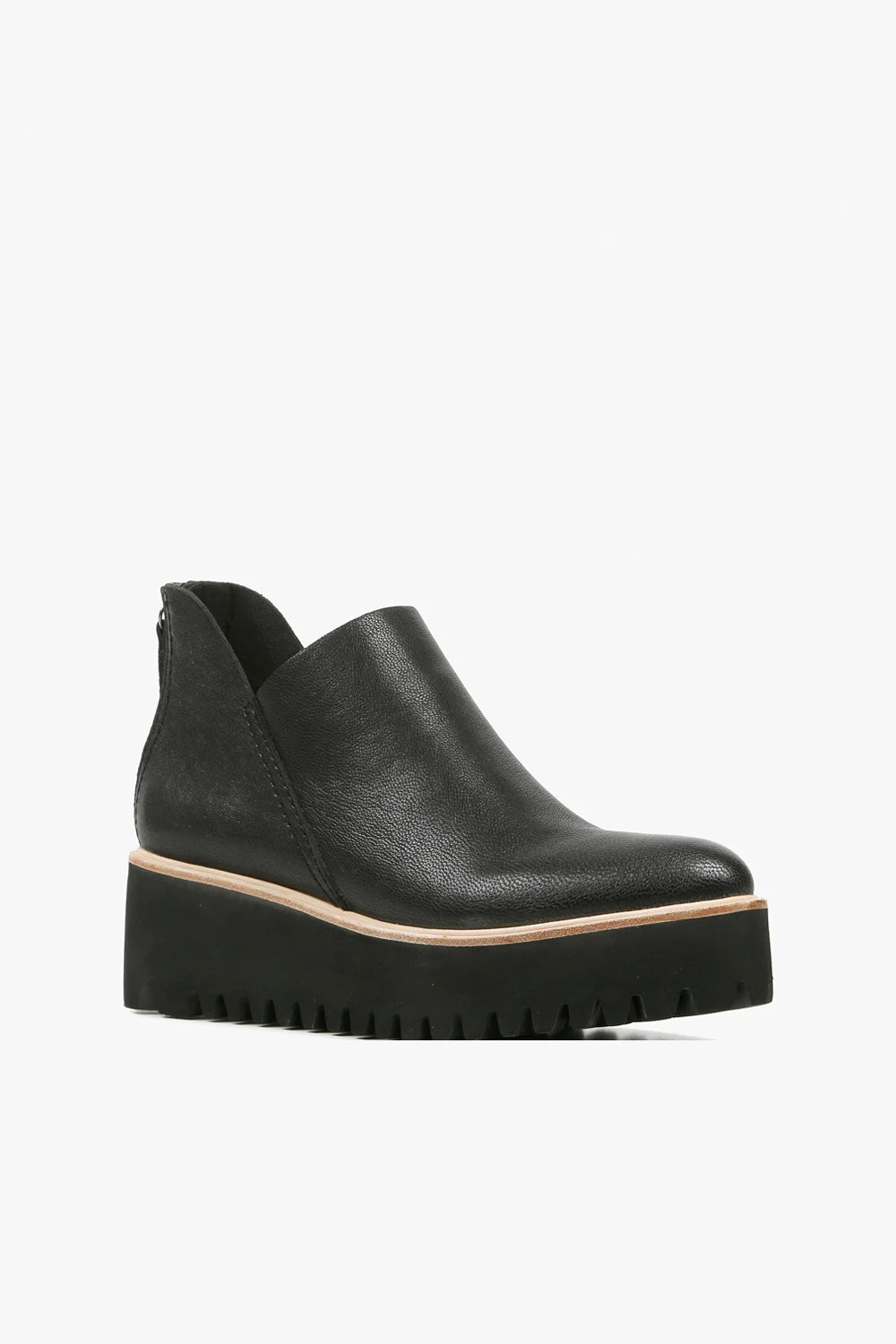All black 2025 flatform tread shootie