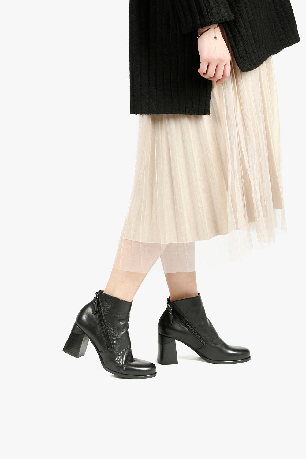 Double Zip Hi Bootie