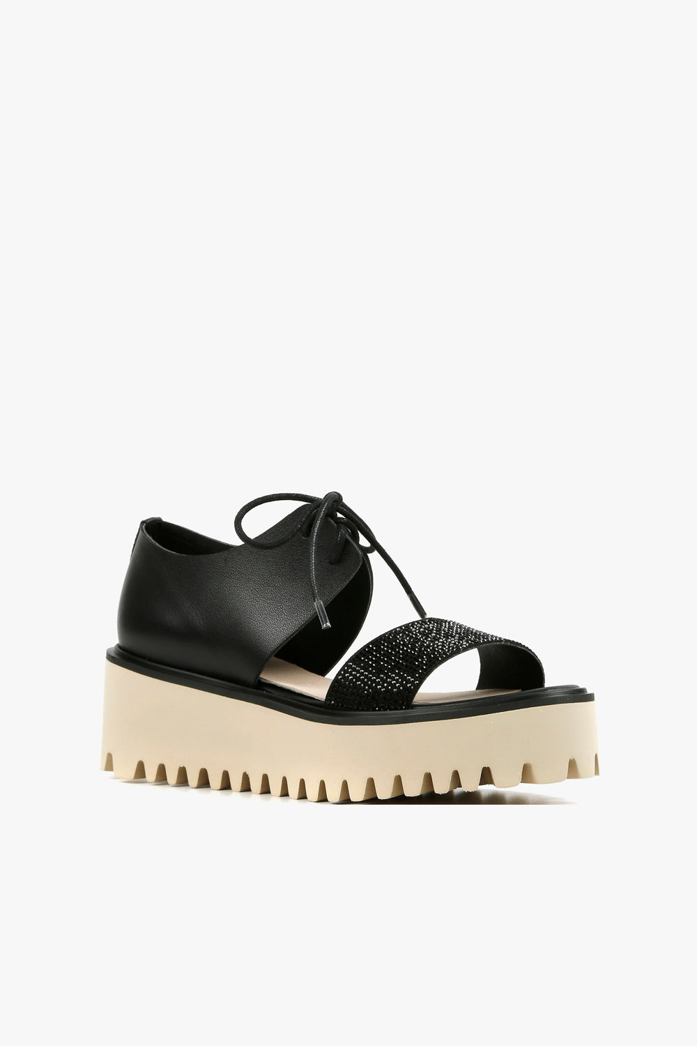 Pave Flatform Sandal