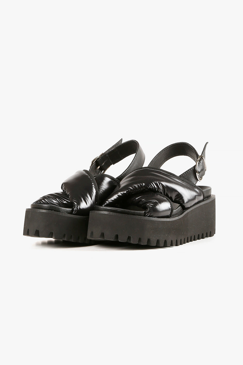 Puffy Flatform Sandal