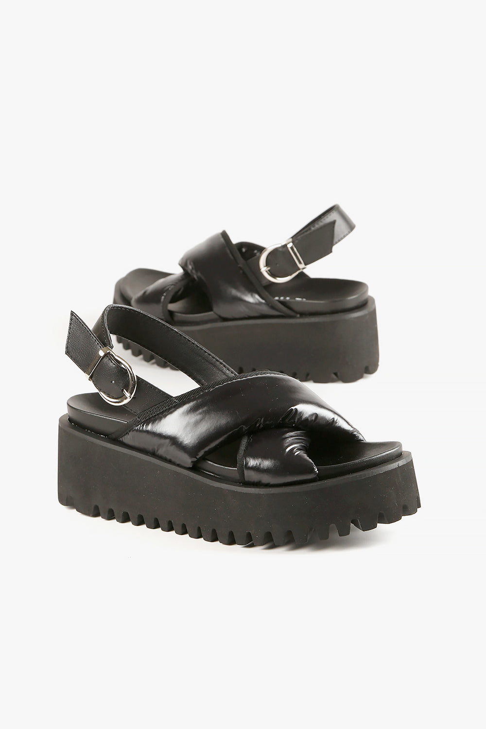 Puffy Flatform Sandal