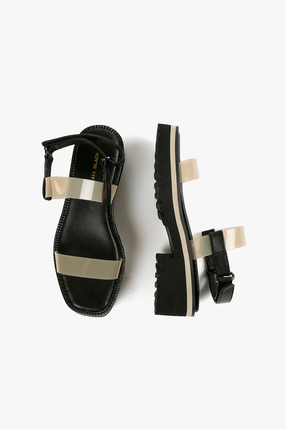 Clear Band & Wrap Sandal