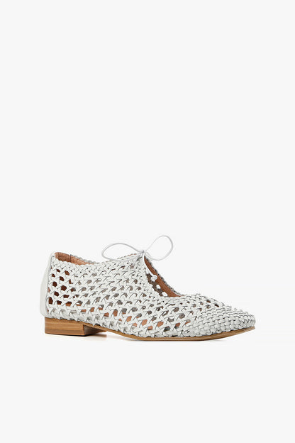 Woven Tie Lady - White / 7 Woven Tie Lady - White / 7