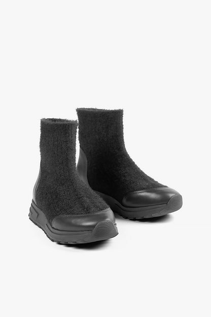 Fuzzy Sock Bootie