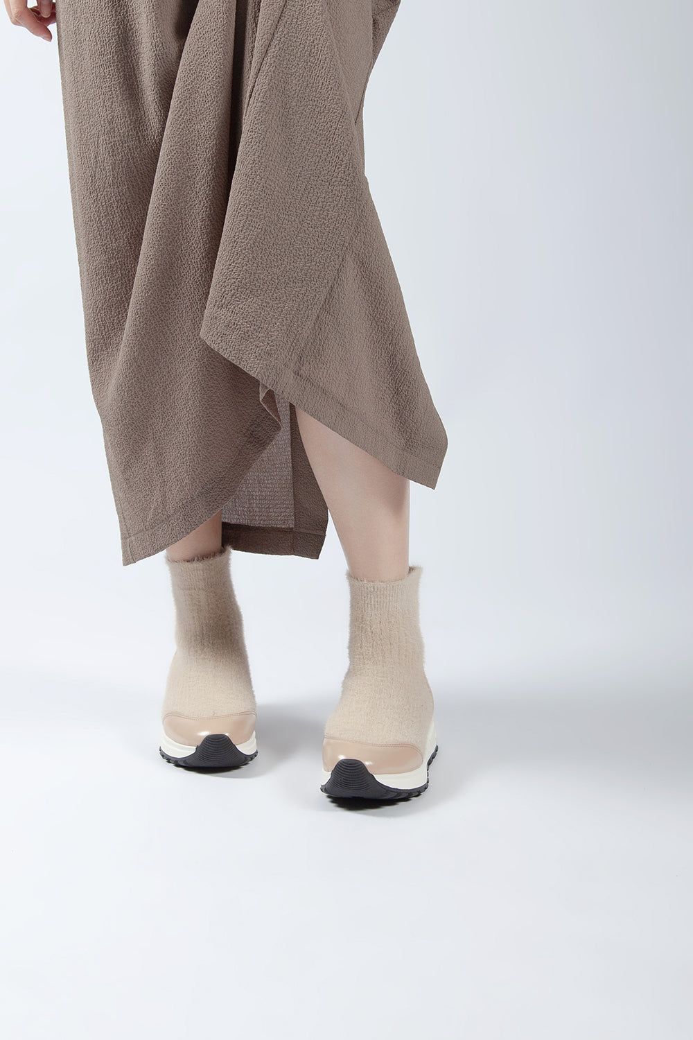 Fuzzy Sock Bootie