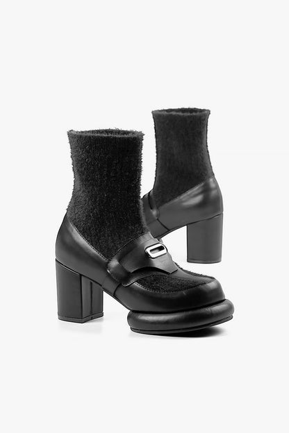 Fuzzy MOD Sock Bootie