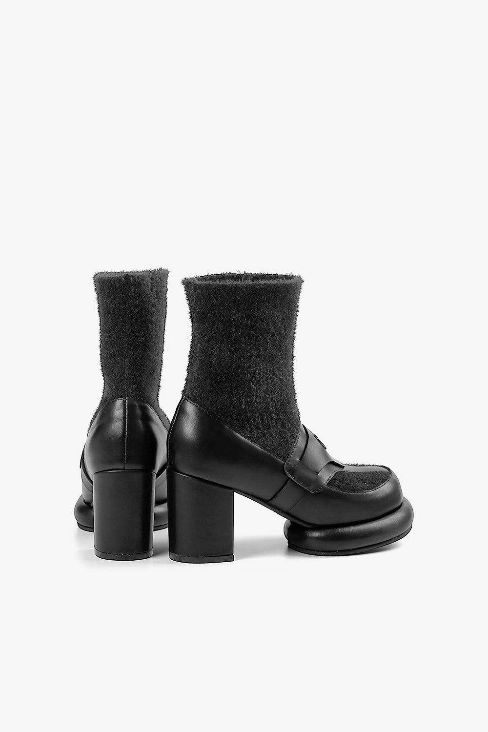 Fuzzy MOD Sock Bootie