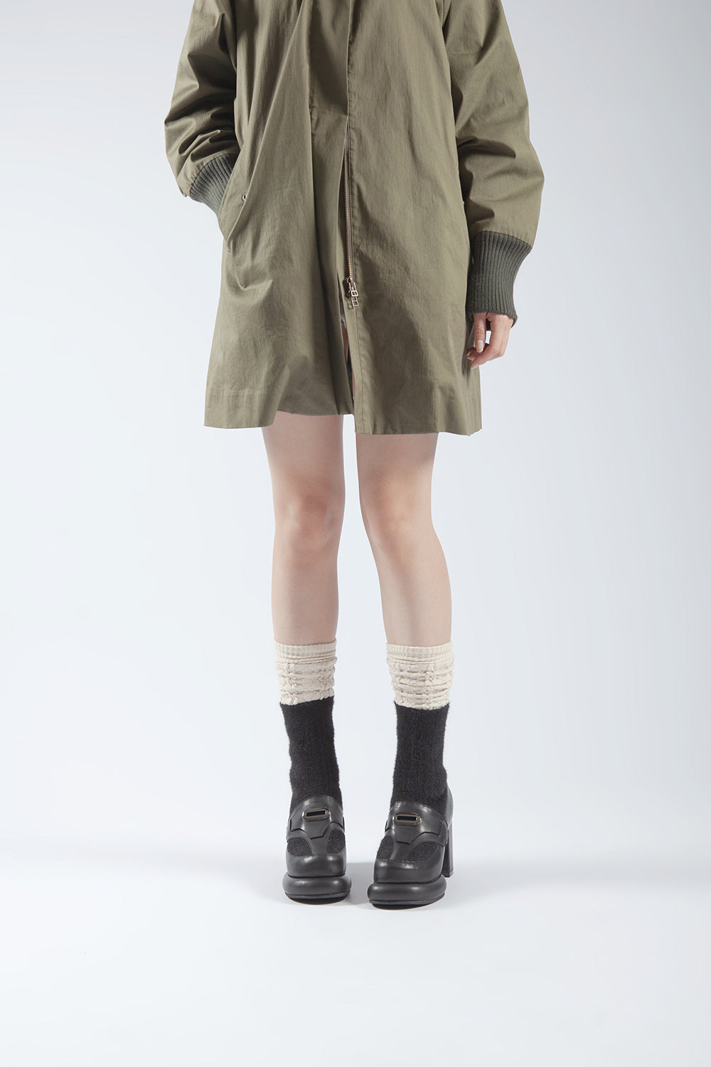 Fuzzy MOD Sock Bootie