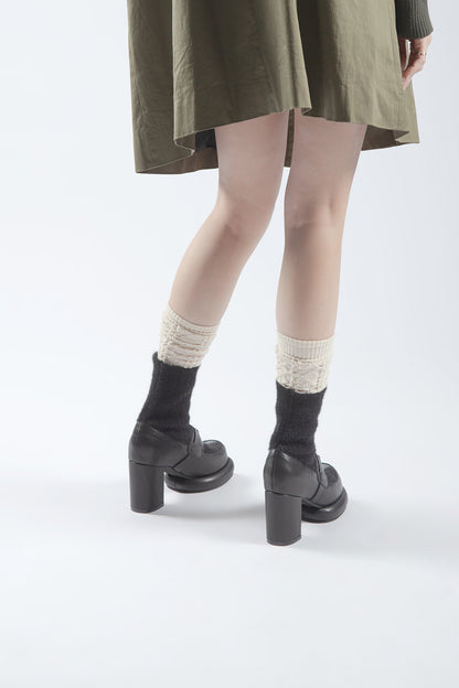 Fuzzy MOD Sock Bootie