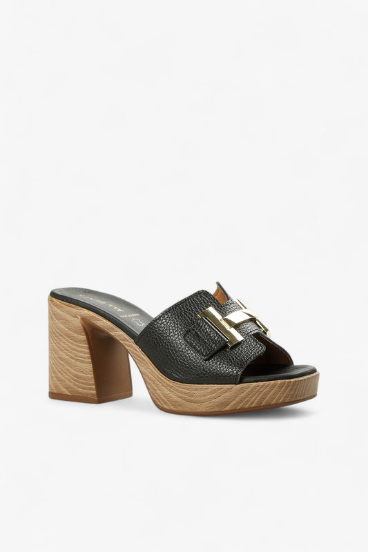Hi Buckle Mule