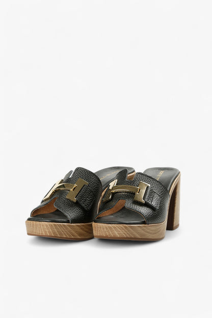 Hi Buckle Mule