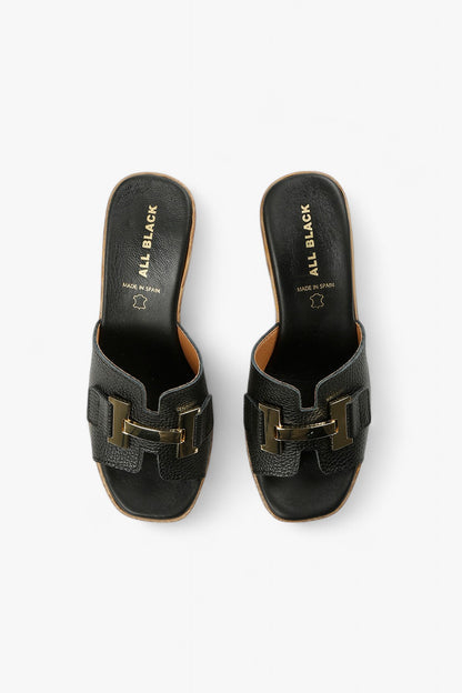 Hi Buckle Mule
