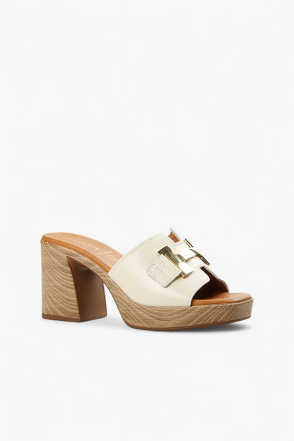 Hi Buckle Mule