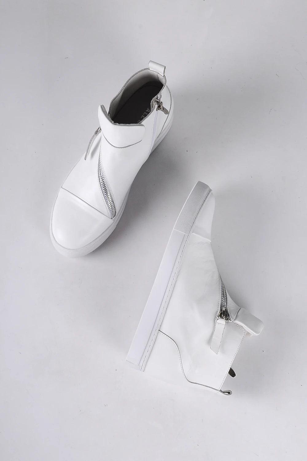 Hi top zip sneakers sales